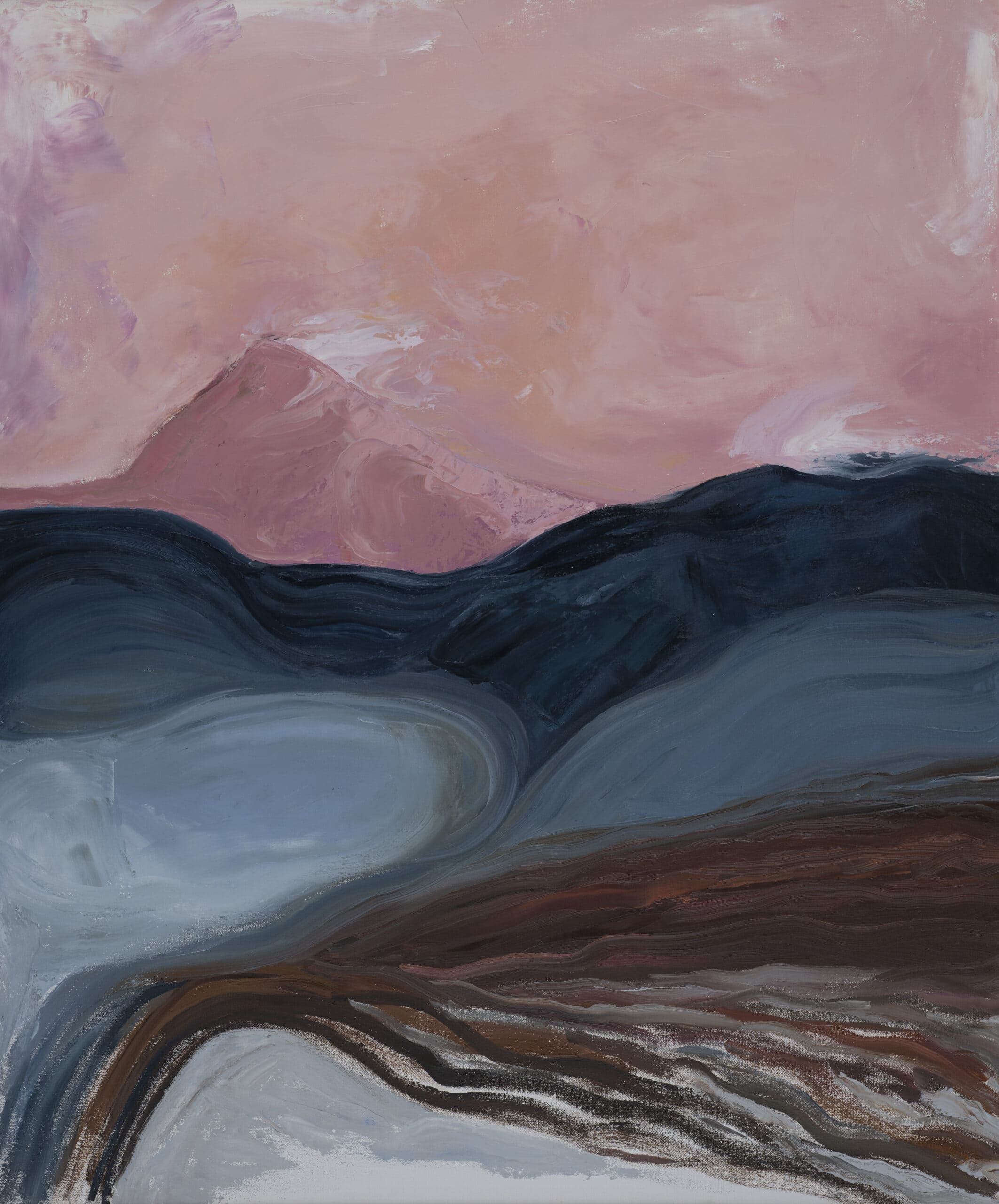 Lia Bagrationi — Untitled, from the series View From My Window, 2023–2024, acrylic on canvas, 120×100 cm